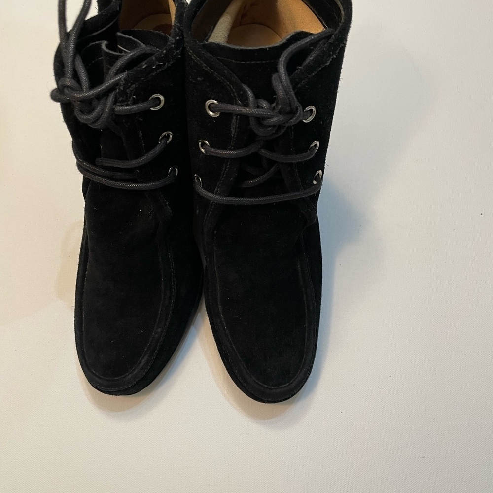 Michael Kors Black Suede Ankle Boots 8M SB-F